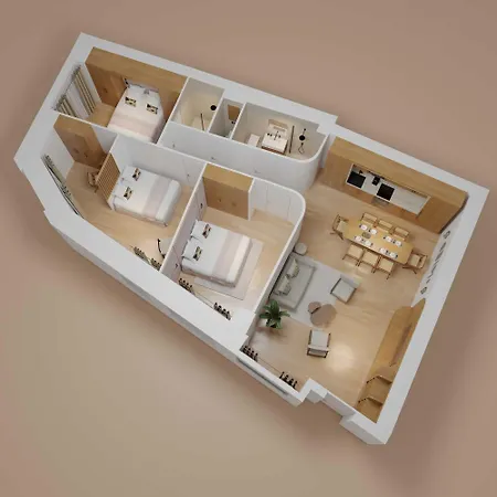 Elegant With Ac - 3br-6p- Montorgueil דירה *