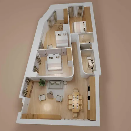 Elegant With Ac - 3br-6p- Montorgueil Paris