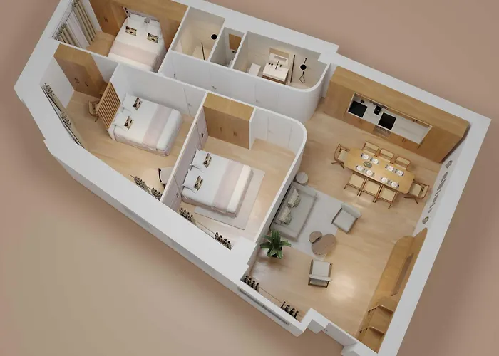 Elegant With Ac - 3br-6p- Montorgueil 公寓 *
